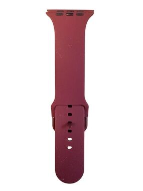 Silicone Watch Band in Deep Burgundy